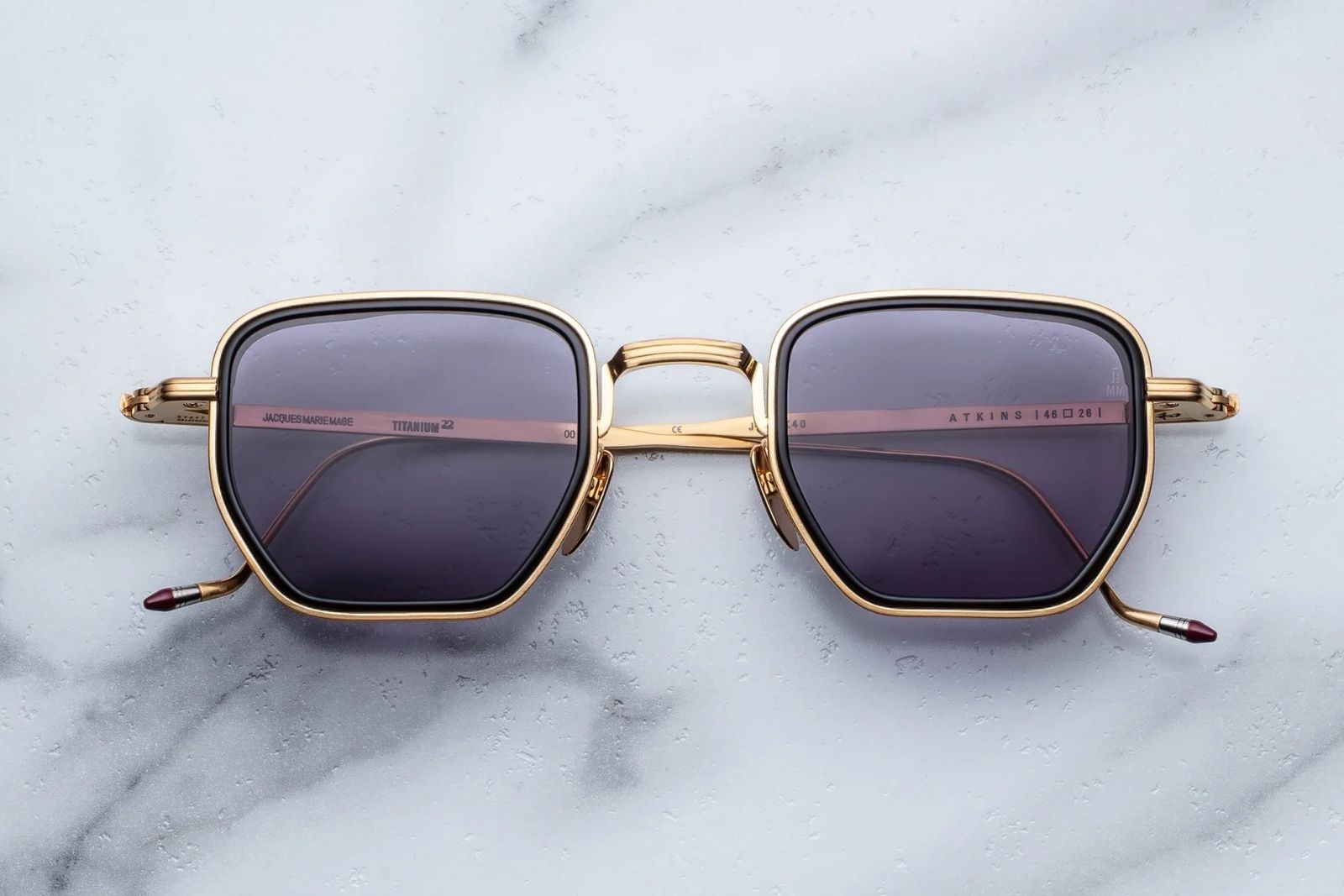 Jacques Marie Mage Atkins - Gold Sunglasses