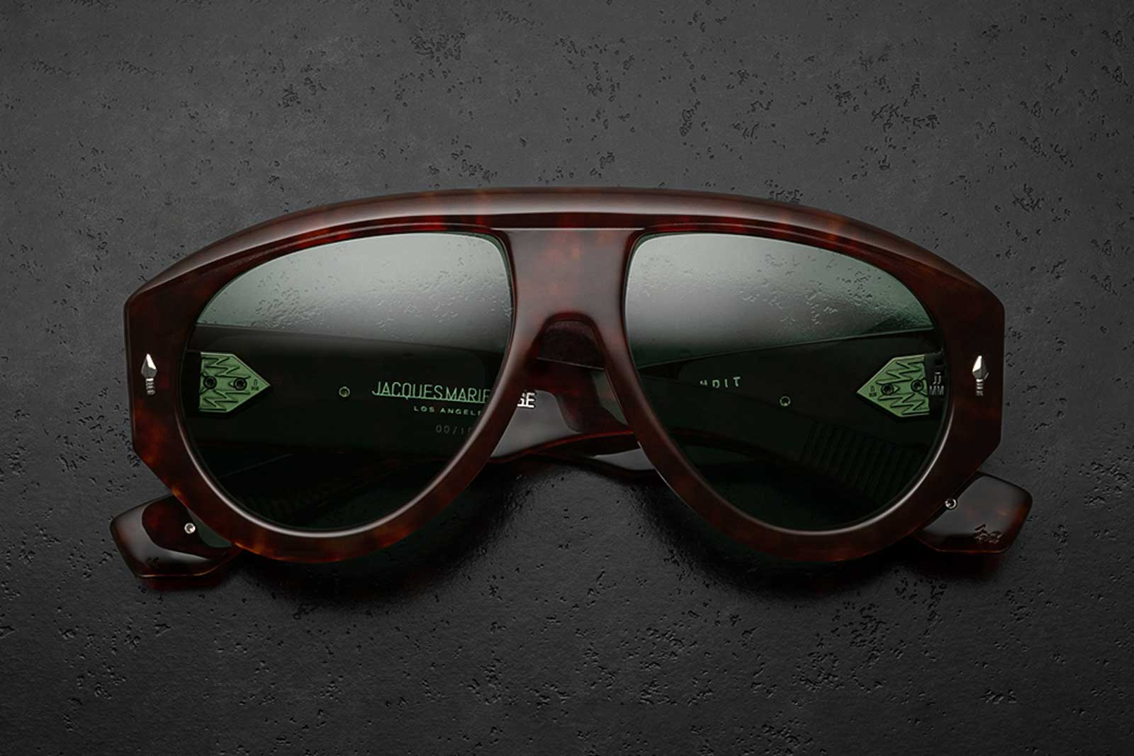 Jacques Marie Mage Bandit in Breccia Sunglasses twelvesixtynine