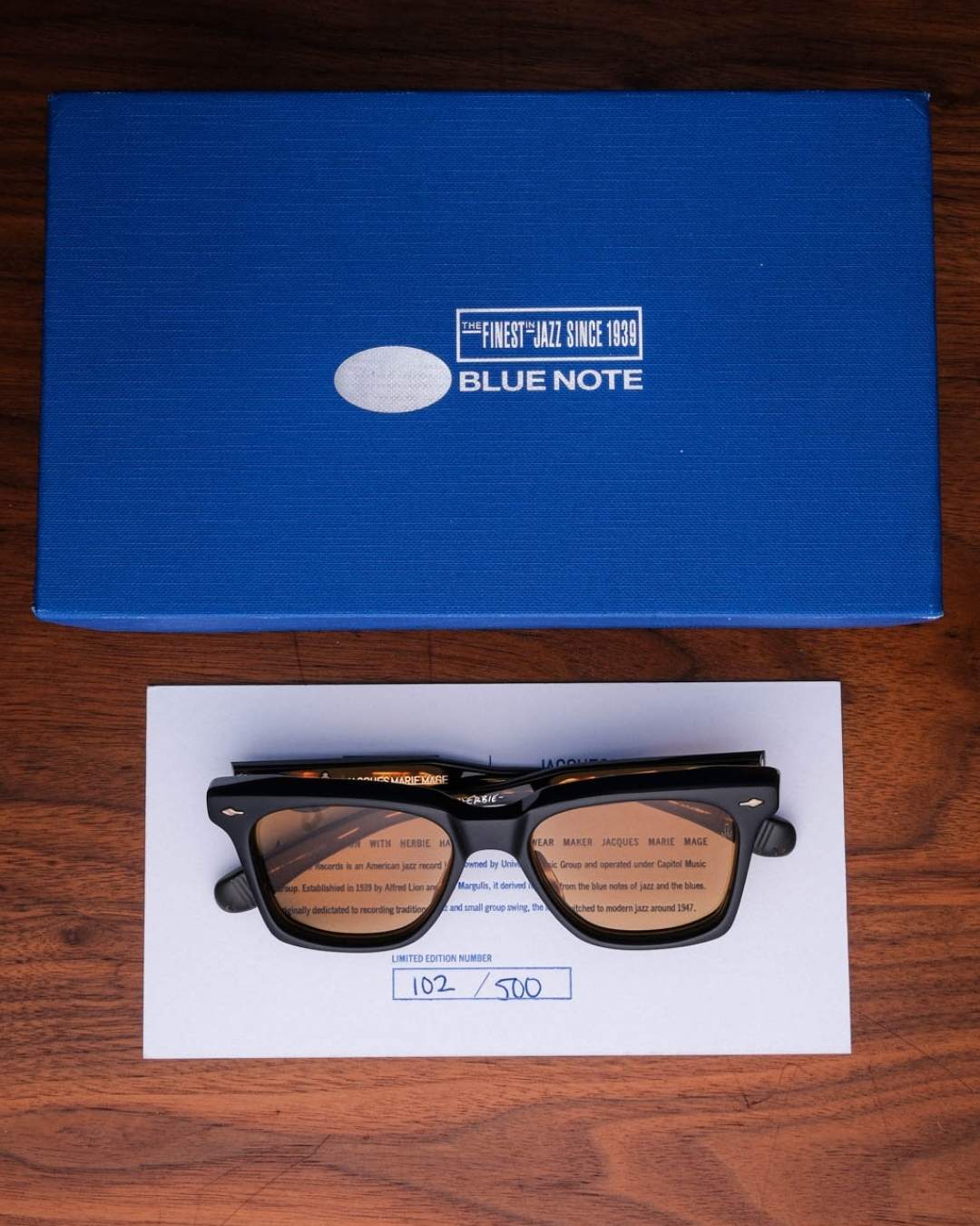 Jacques Marie Mage Blue Note Records Herbie Sunglasses Packaging Vault