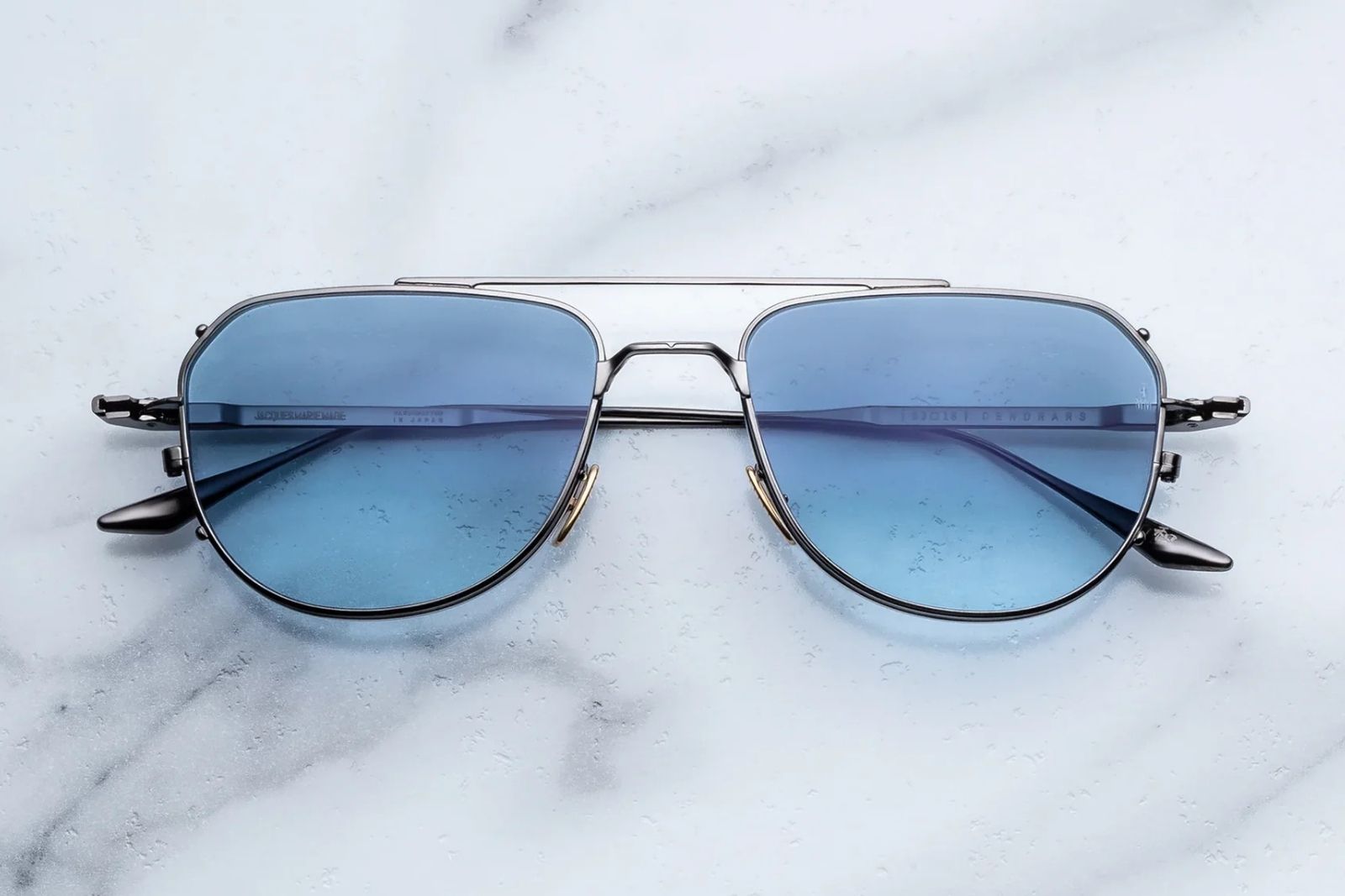 Jacques Marie Mage | Cendrars in Antique Silver Sunglasses