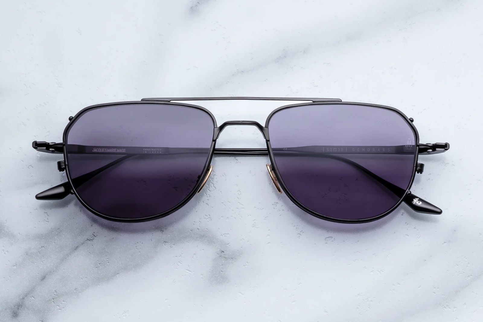 小物 JACQUES MARIE MAGE CENDRARS CORBEAU Jacques Marie Mage | Cendrars in Corbeau Sunglasses - twelvesixtynine