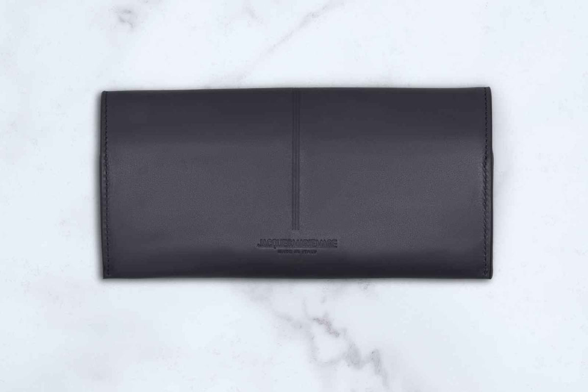 Jacques Marie Mage Circa Envelope Case - Navy
