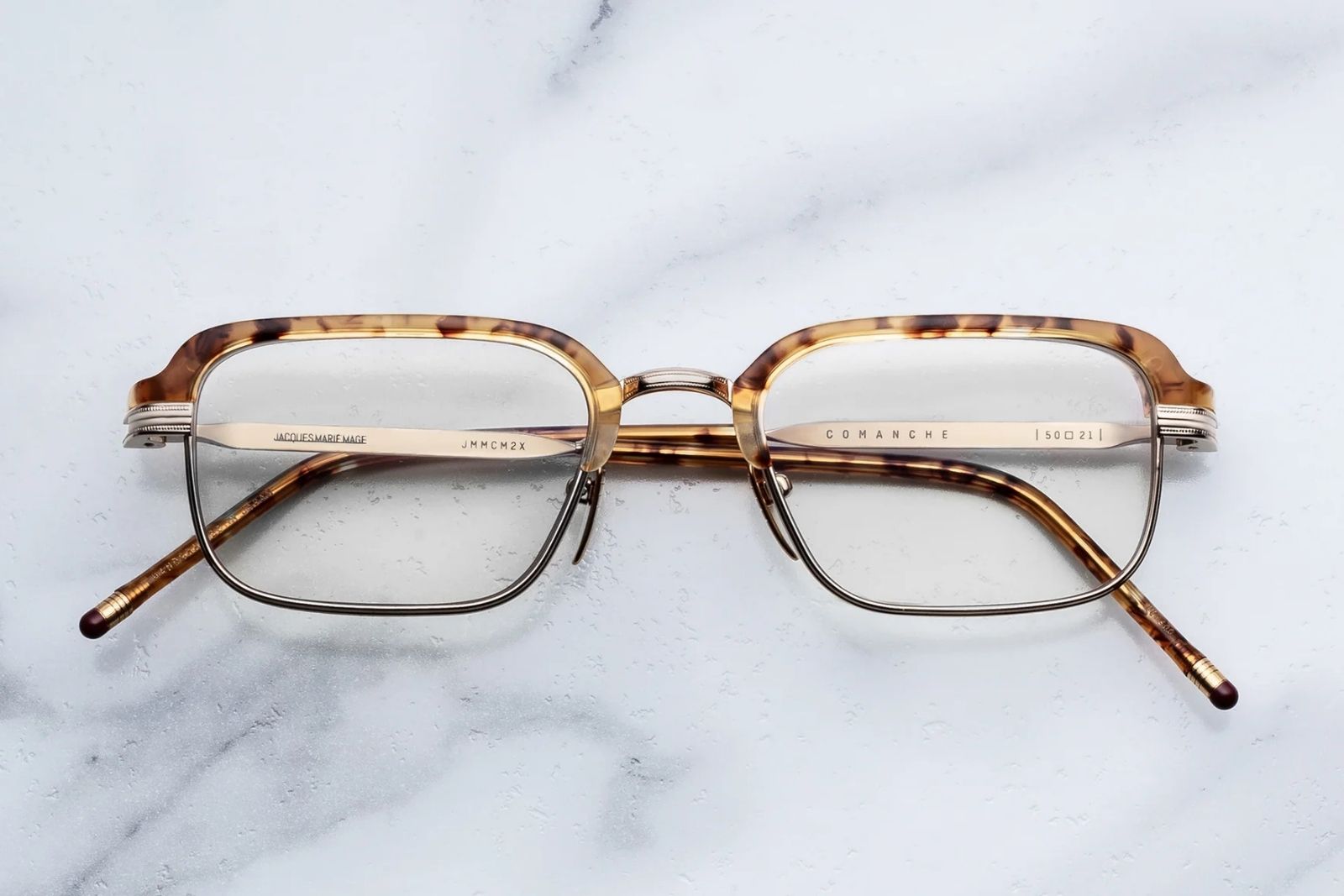 Jacques Marie Mage Comanche Eyeglasses - Vintage Tortoise