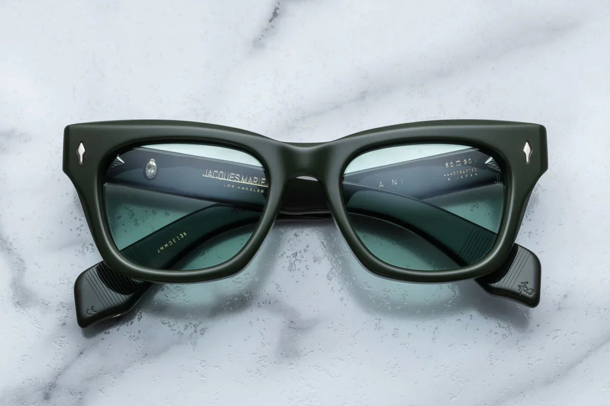 Jacques Marie Mage | Dealan in Evergreen Sunglasses - twelvesixtynine