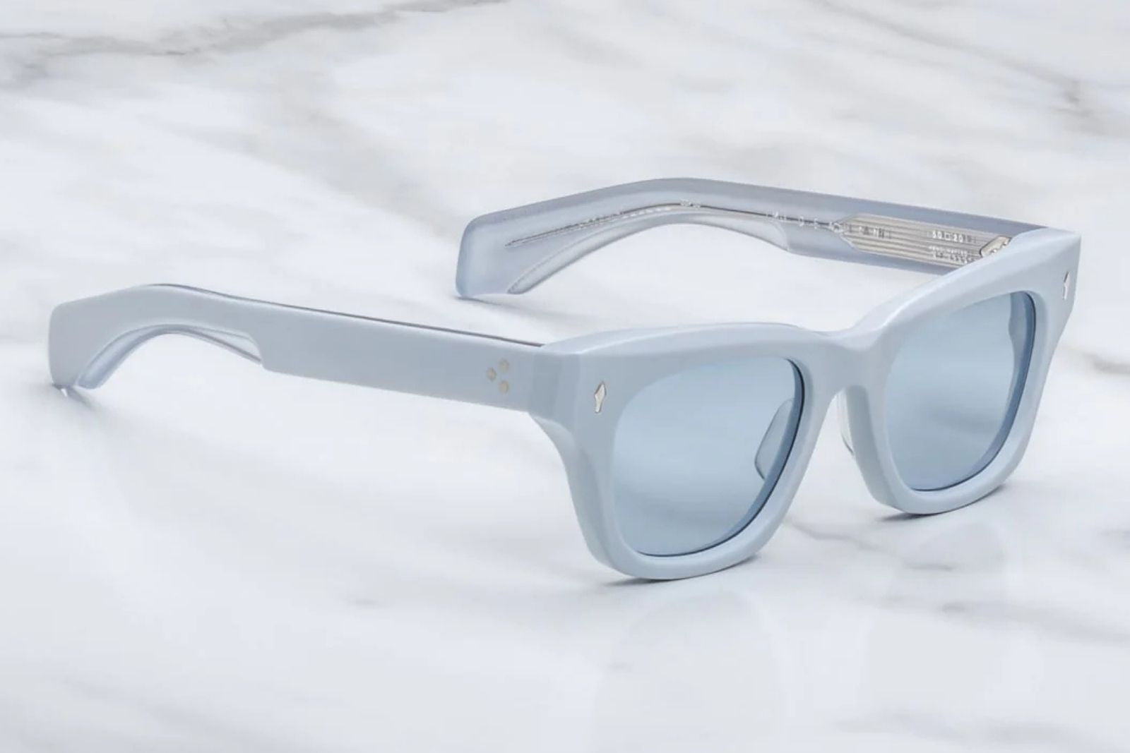 Jacques Marie Mage Dealan Sky Suede Sunglasses