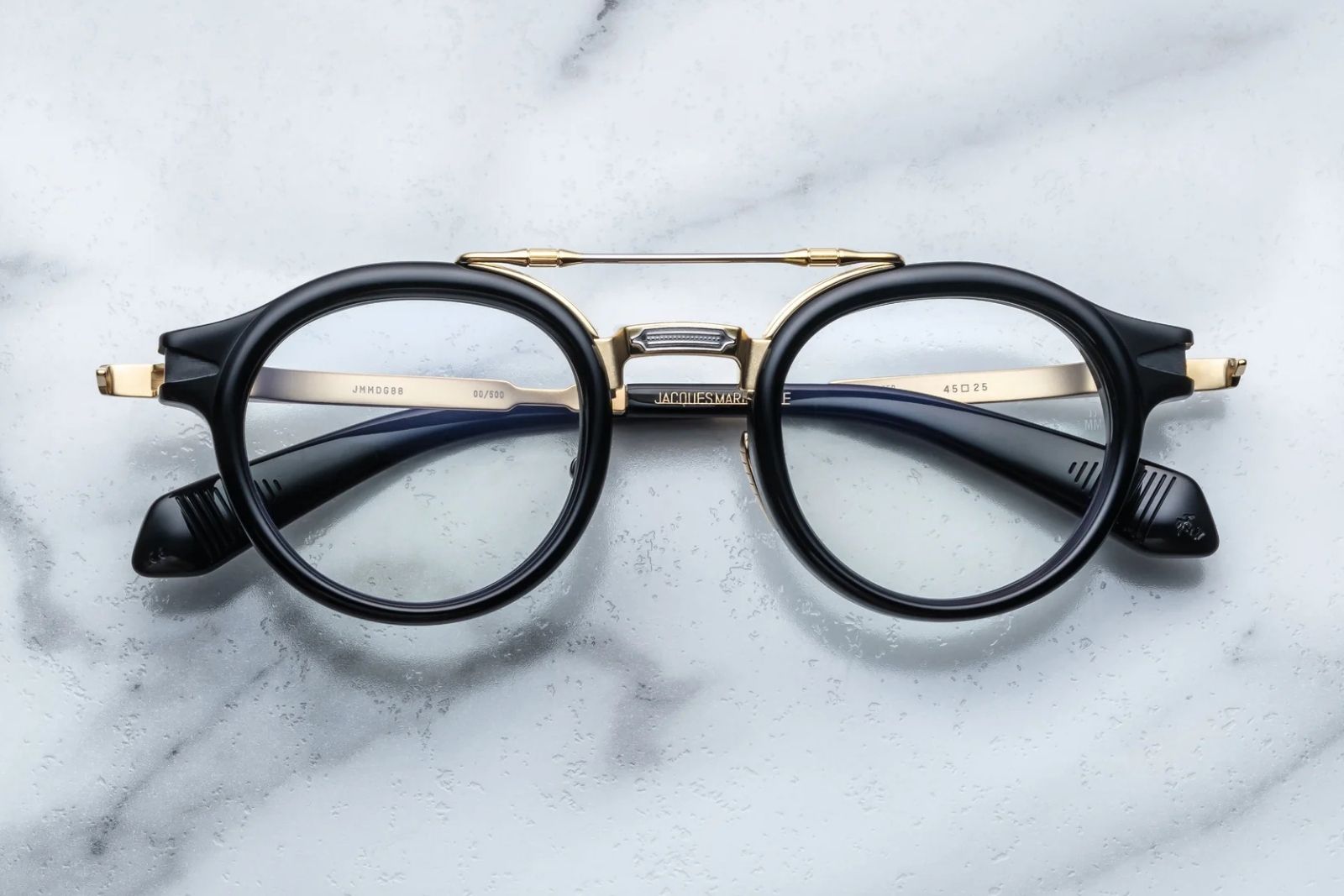Jacques Marie Mage Delage Eyeglasses - Black