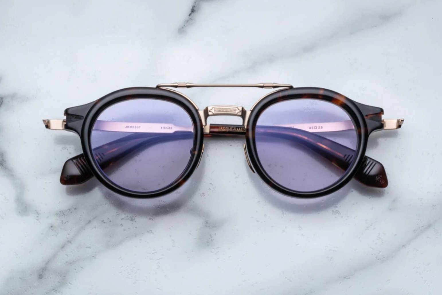 Jacques Marie Mage Delage in Dark Havana Sungalsses