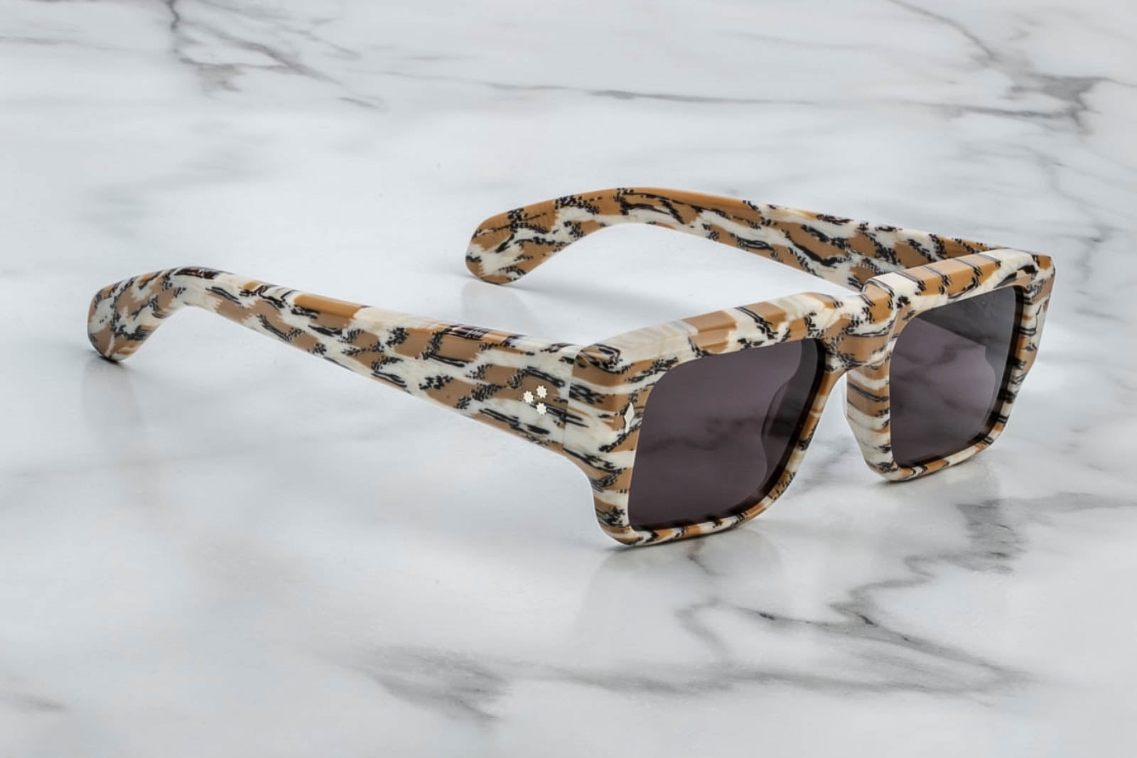 Jacques marie mage devoto cheetah sunglasses