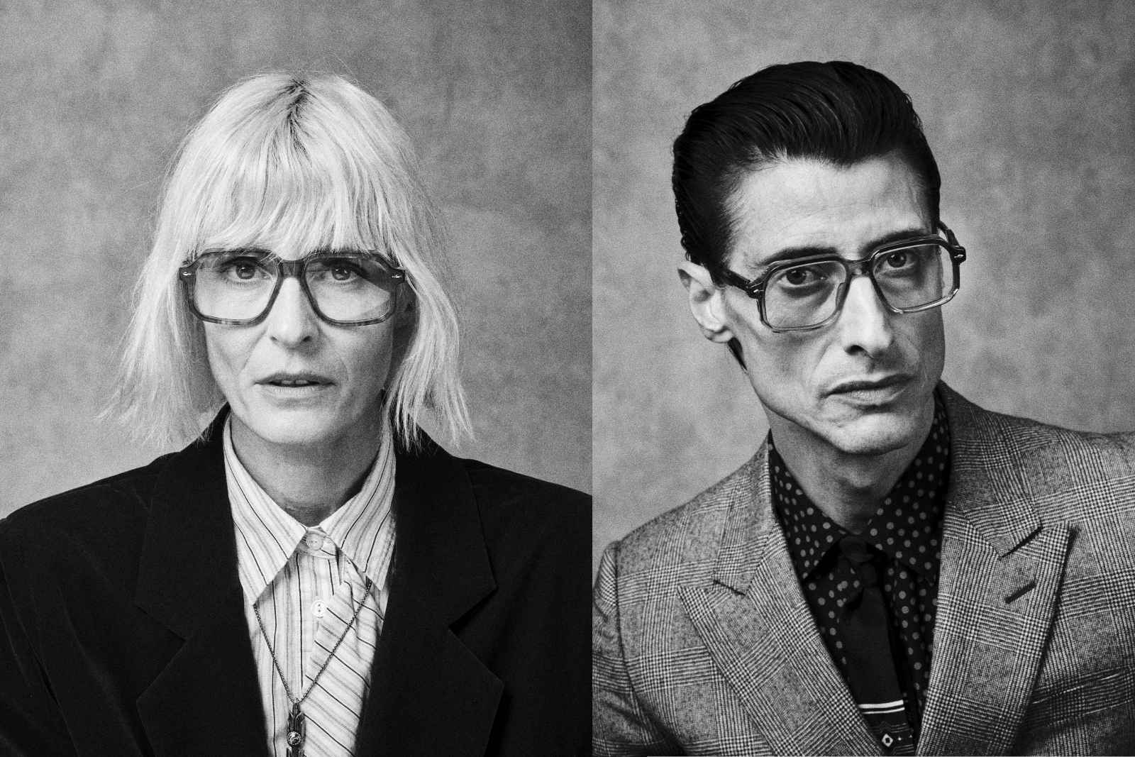 Jacques Marie Mage Domoto Eyeglasses on Model