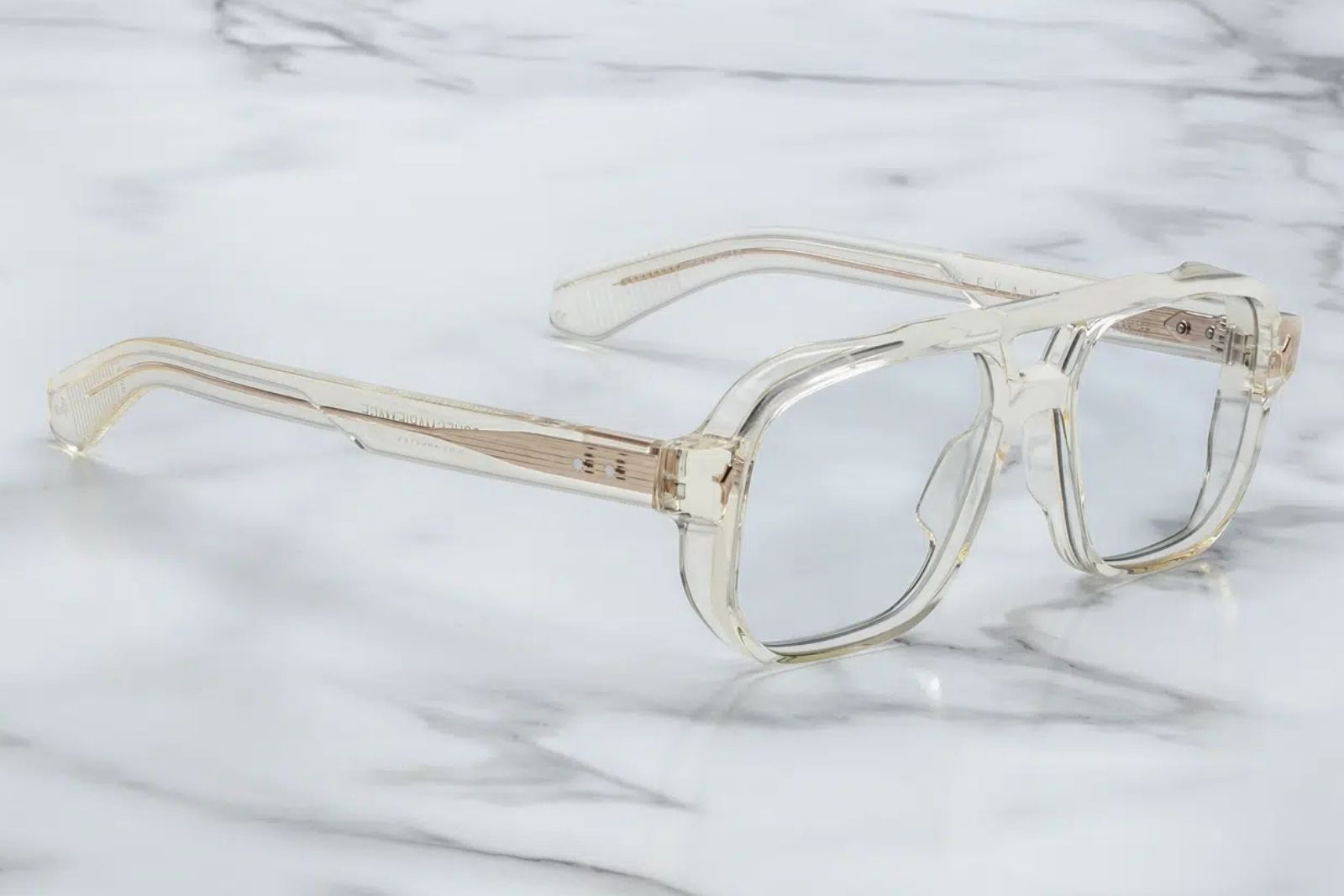 Jacques Marie Mage Evans Eyeglasses in Brut