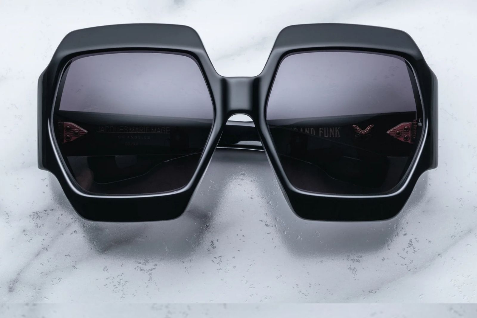 Jacques Marie Mage Grandfunk - Black Sunglasses