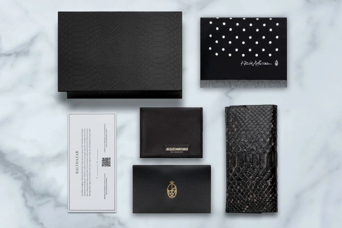 Jacques Marie Mage x Haider Ackermann Packaging