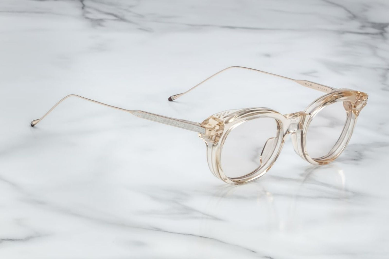 Jacques Marie Mage Hisao Eyeglasses in Pearl