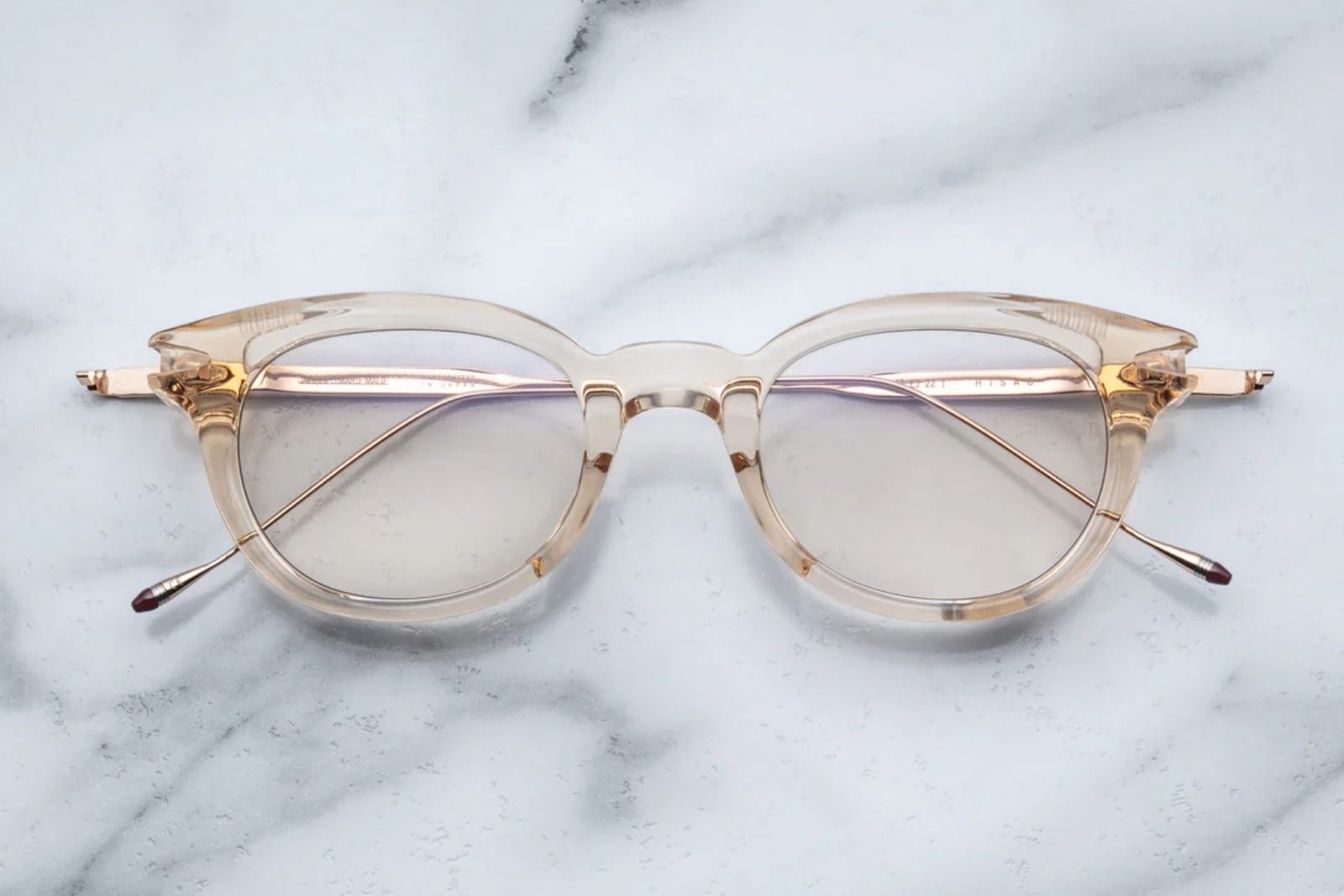 Jacques Marie Mage Hisao Eyeglasses in Pearl