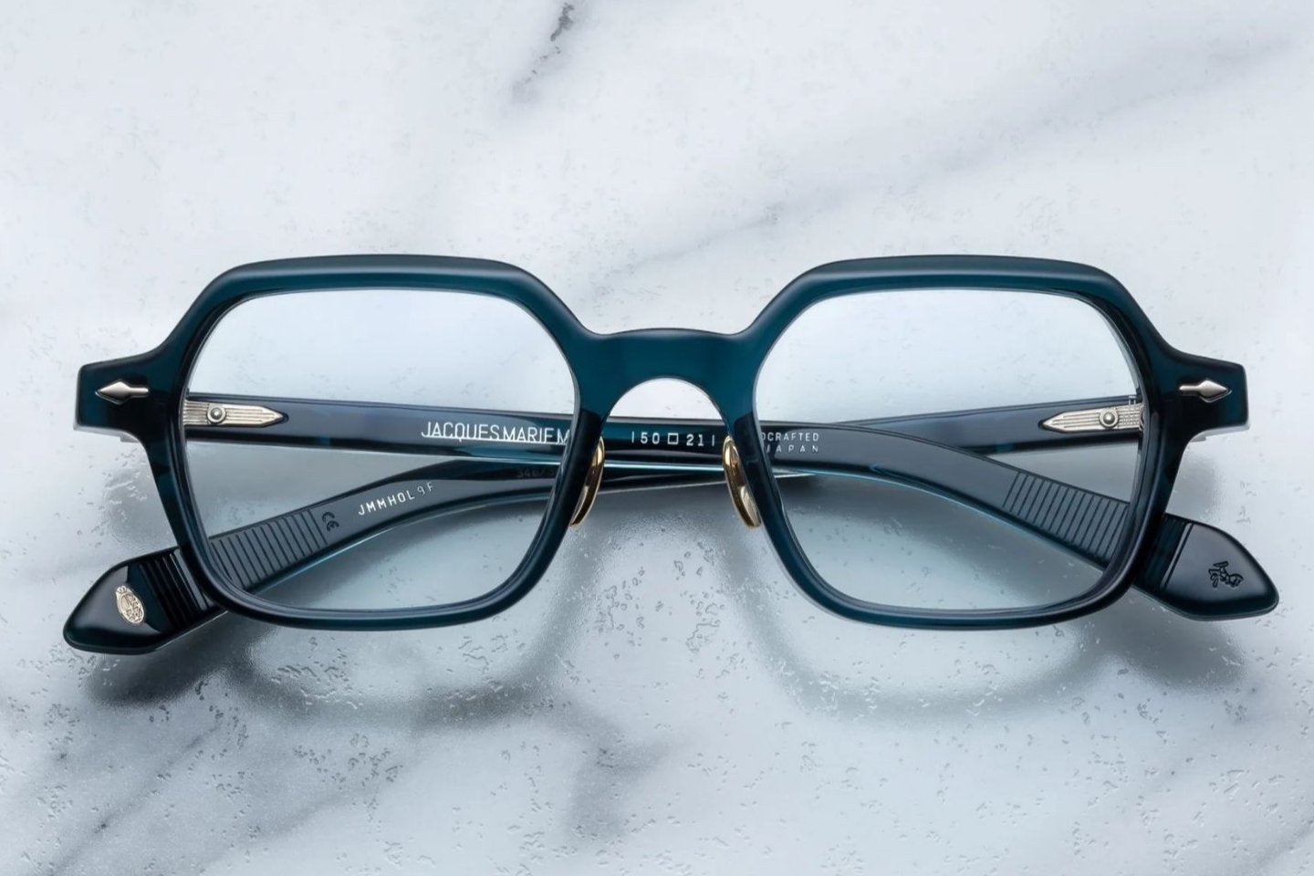 Jacques Marie Mage Holden in Indigo Eyeglasses