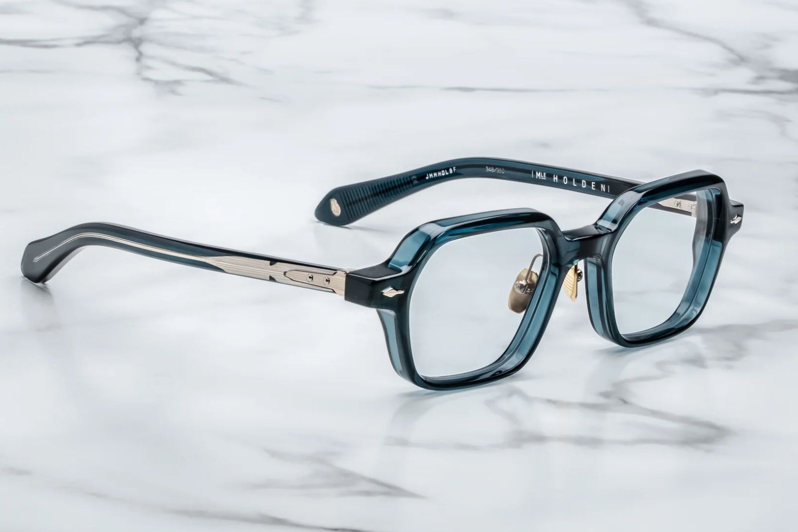 Jacques Marie Mage Holden in Indigo Eyeglasses
