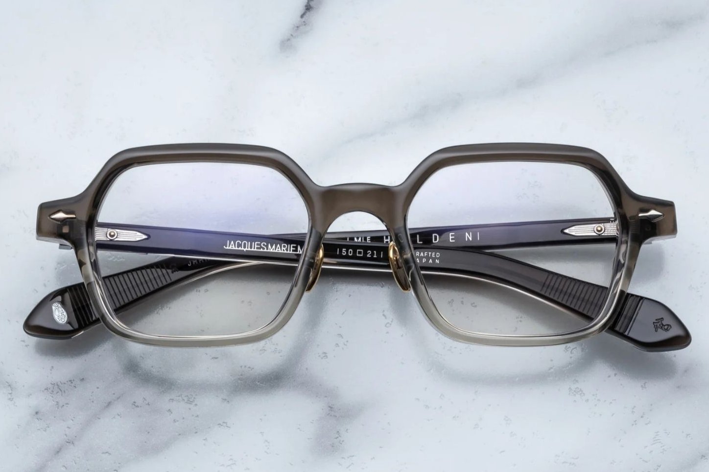 Jacques Marie Mage Holden in Smoke Fade Eyeglasses