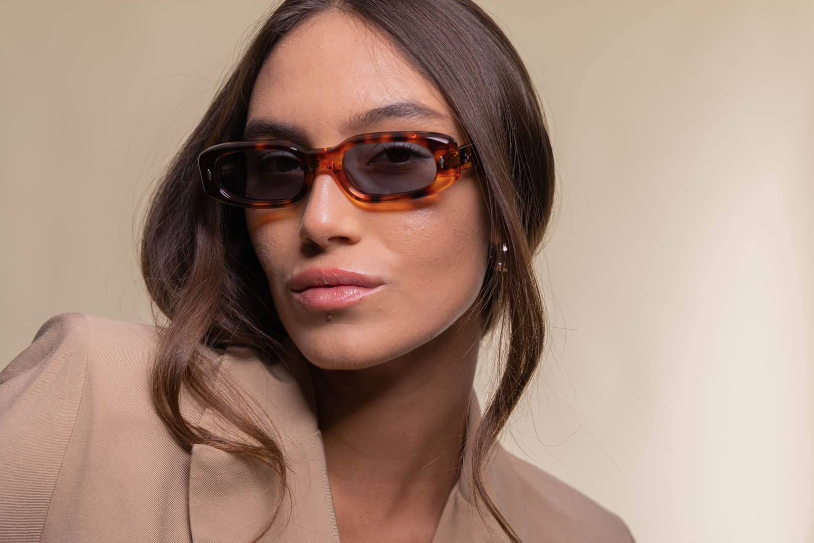 Jacques Marie Mage Hulya Leopard Sunglasses Model