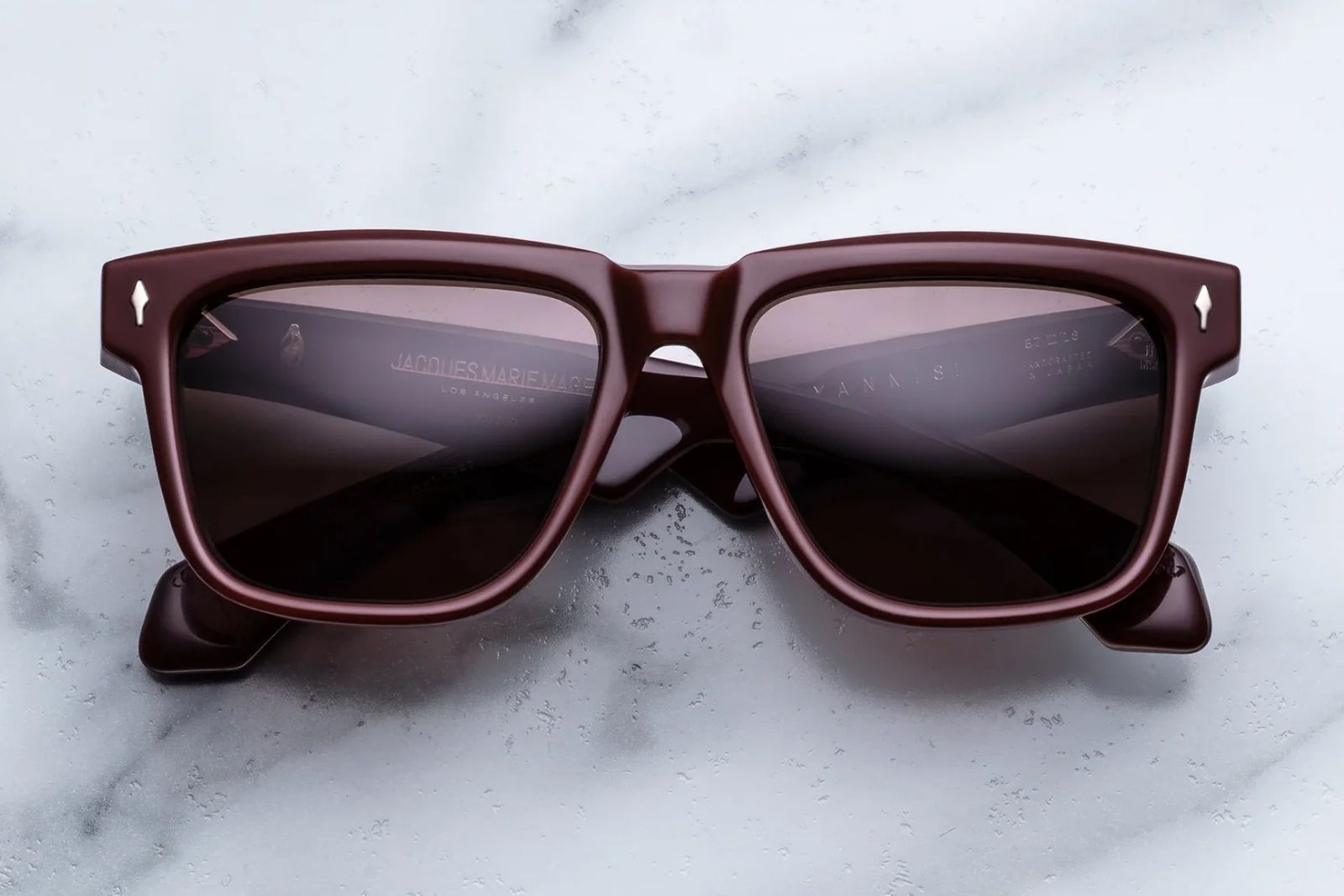 Jacques Marie Mage Hyannis - Bordeaux Empire Sunglasses