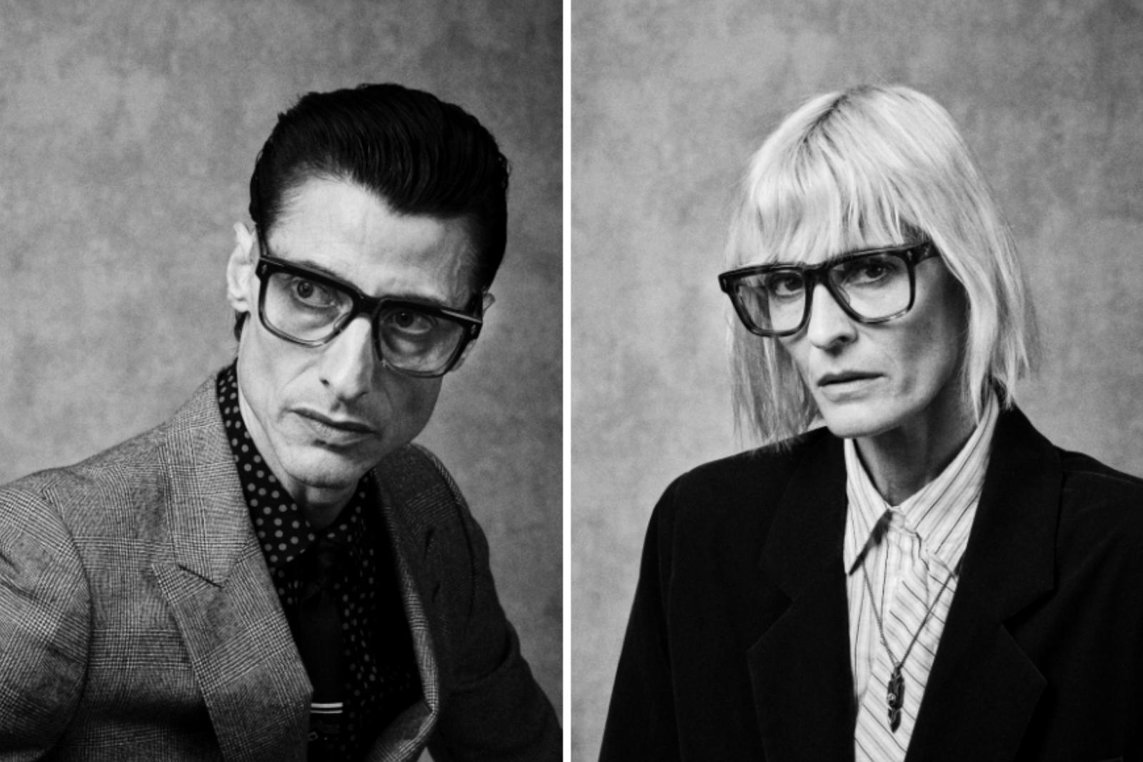 Jacques Marie Mage Hyannis Eyeglasses on Model