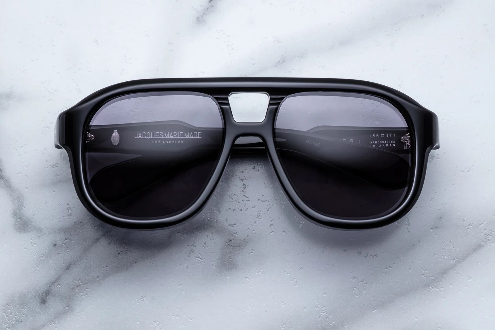 Jacques Marie Mage | Jasper Sunglasses in Raven - twelvesixtynine