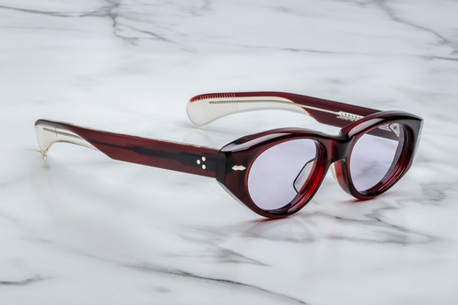 Jacques Marie Mage Krasner Sunglasses in Cherry