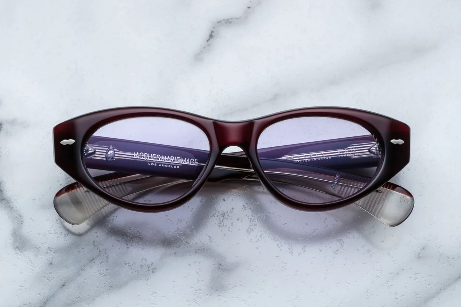 Jacques Marie Mage Krasner Sunglasses in Cherry