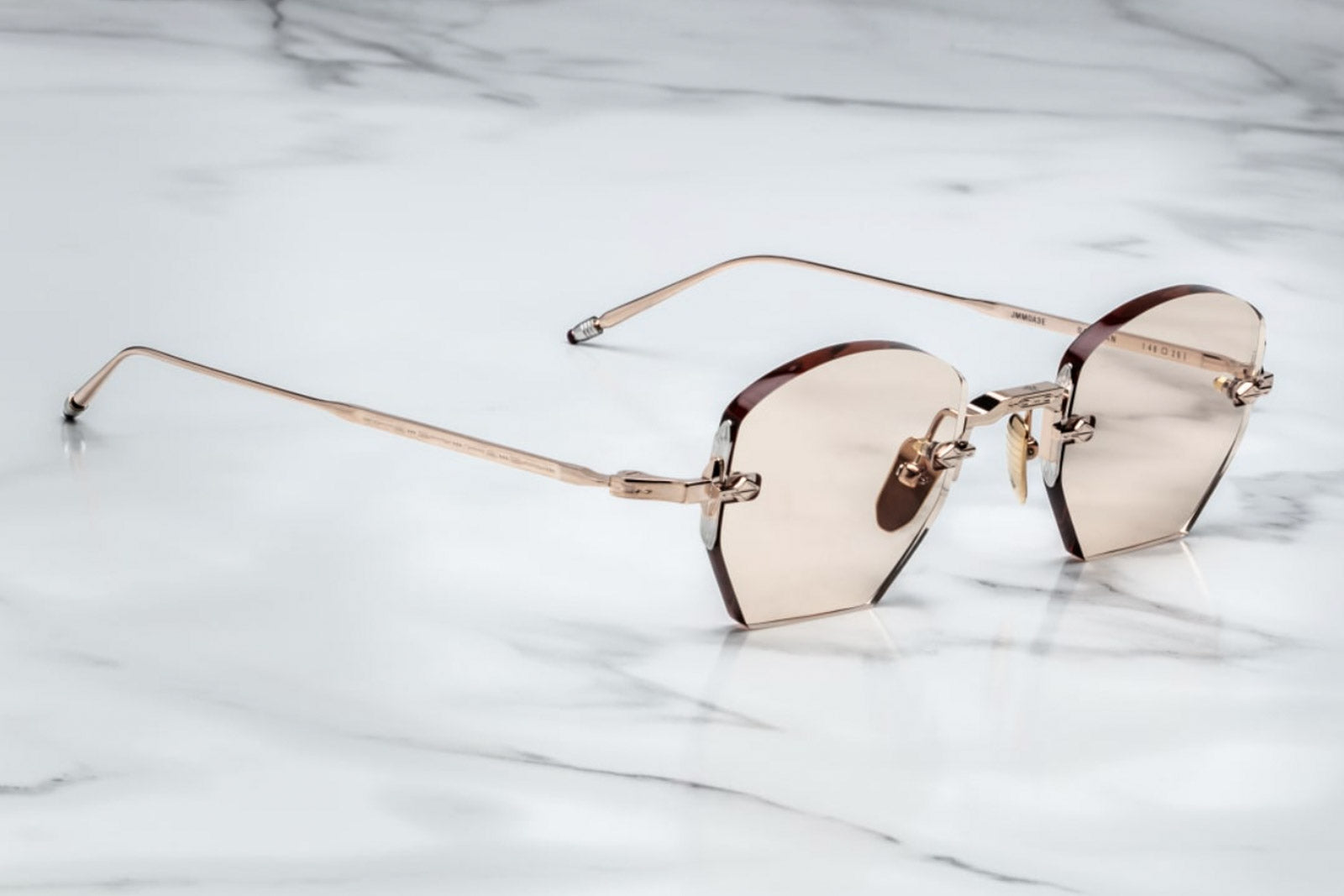 Jacques Marie Mage Oatman Rose Gold Sunglasses