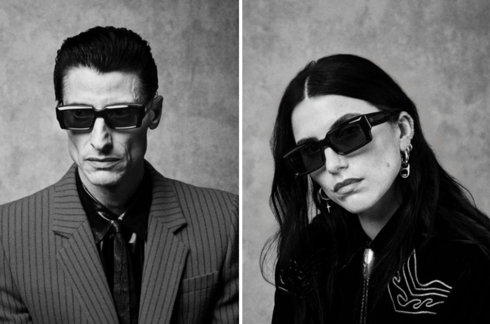 Jacques Marie Mage Quant Sunglasses on Model