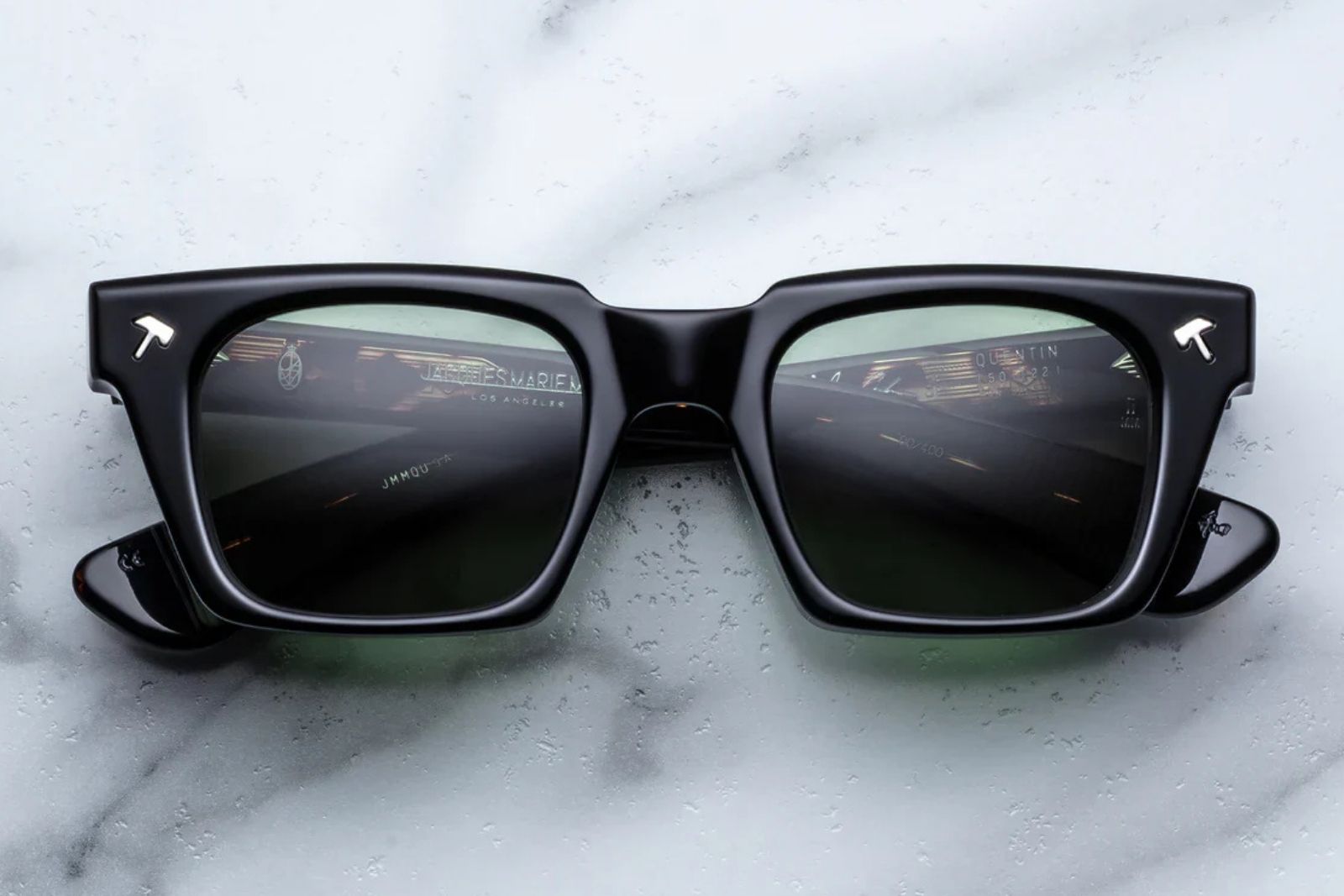 Jacques Marie Mage x Johnny Cash - Quentin - Noir 9 Sunglasses