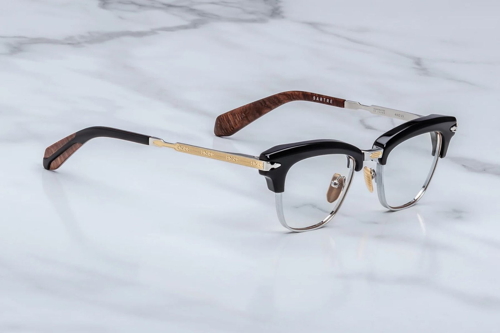 Jacques Marie Mage Sartre Eyeglasses - Noir X