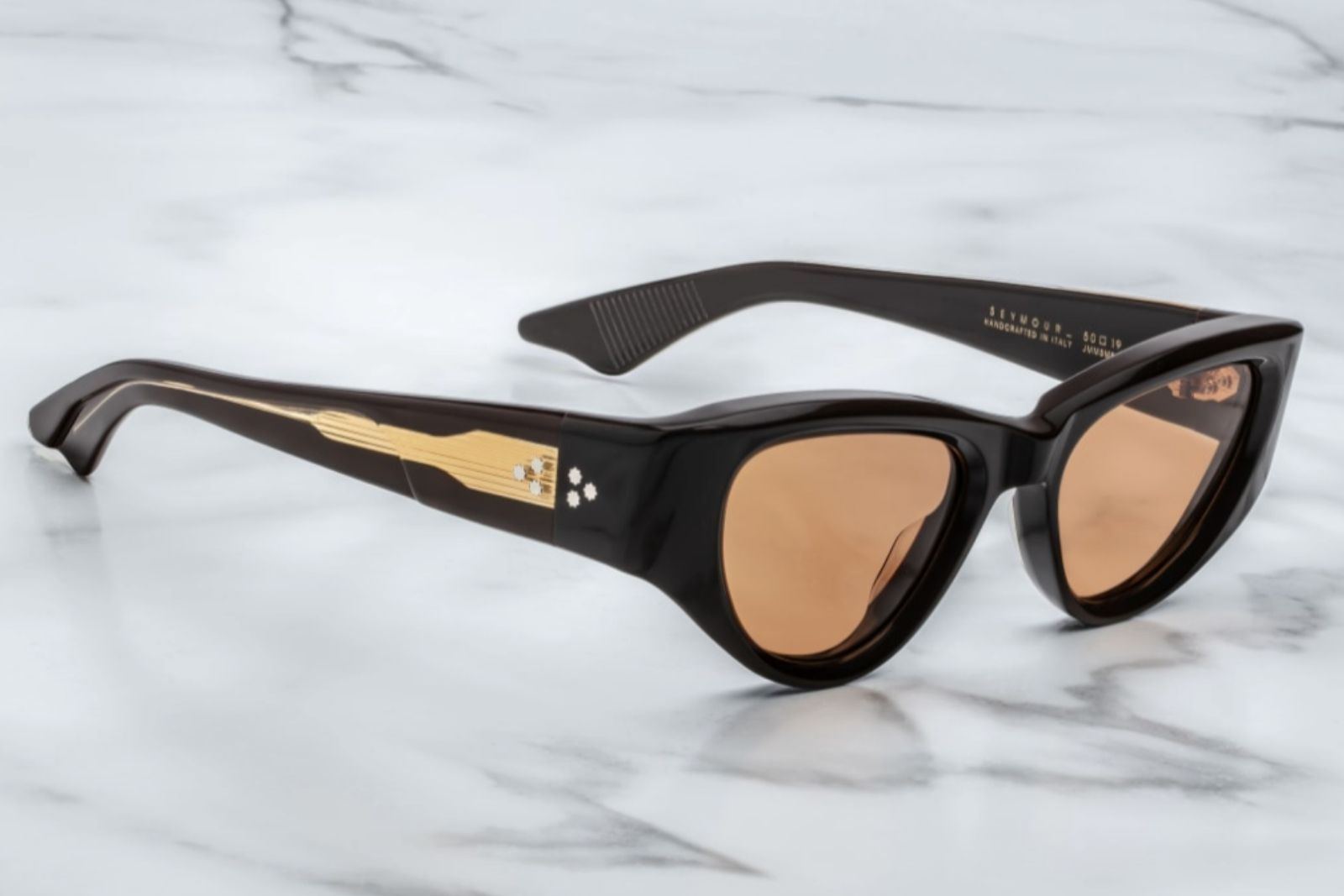 Jacques Marie Mage Seymour in Walnut Sunglasses