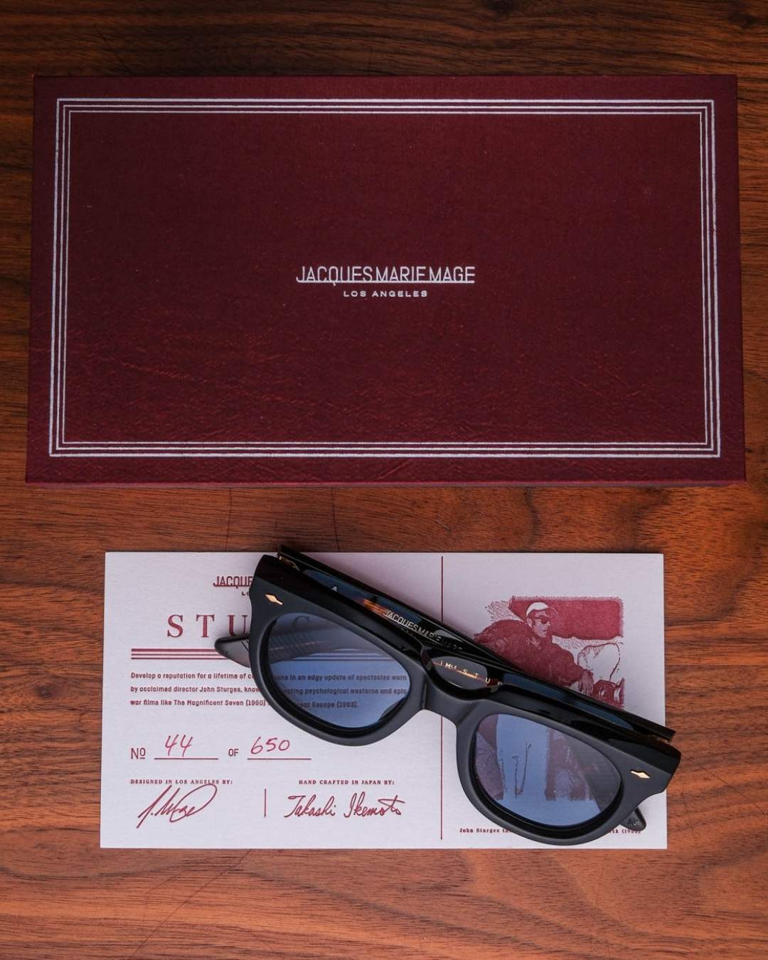 Jacques Marie Mage Sturges Sunglasses Packaging The vault
