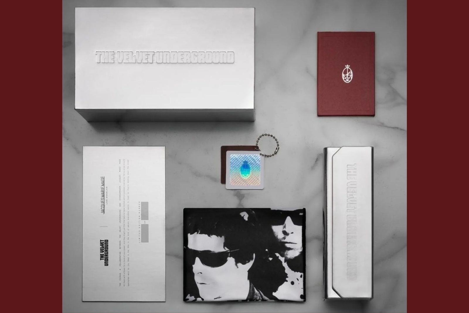 Jacques Marie Mage x The Velvet Underground Limited Edition Packaging
