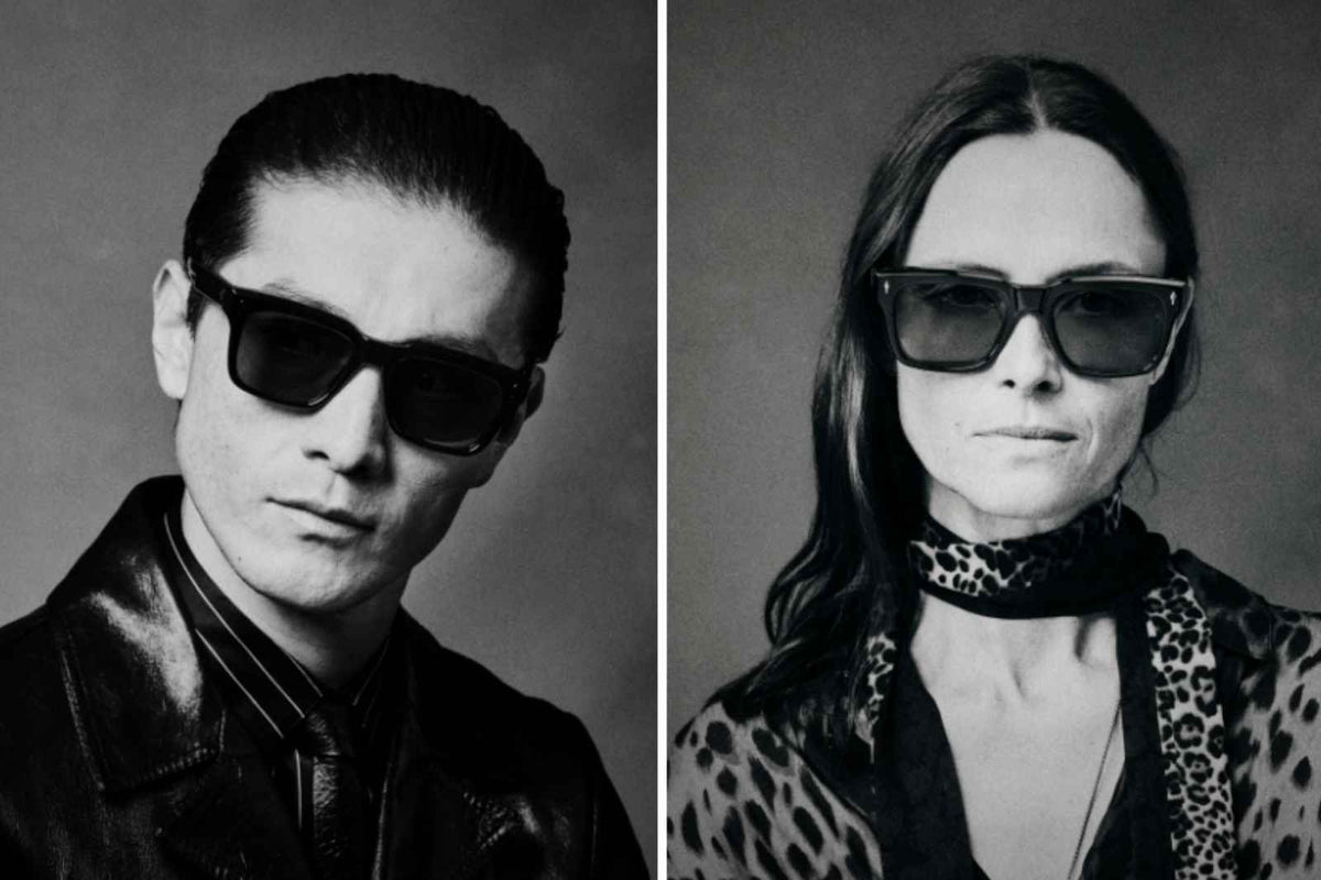 Jacques Marie Mage Torino Sunglasses on Model