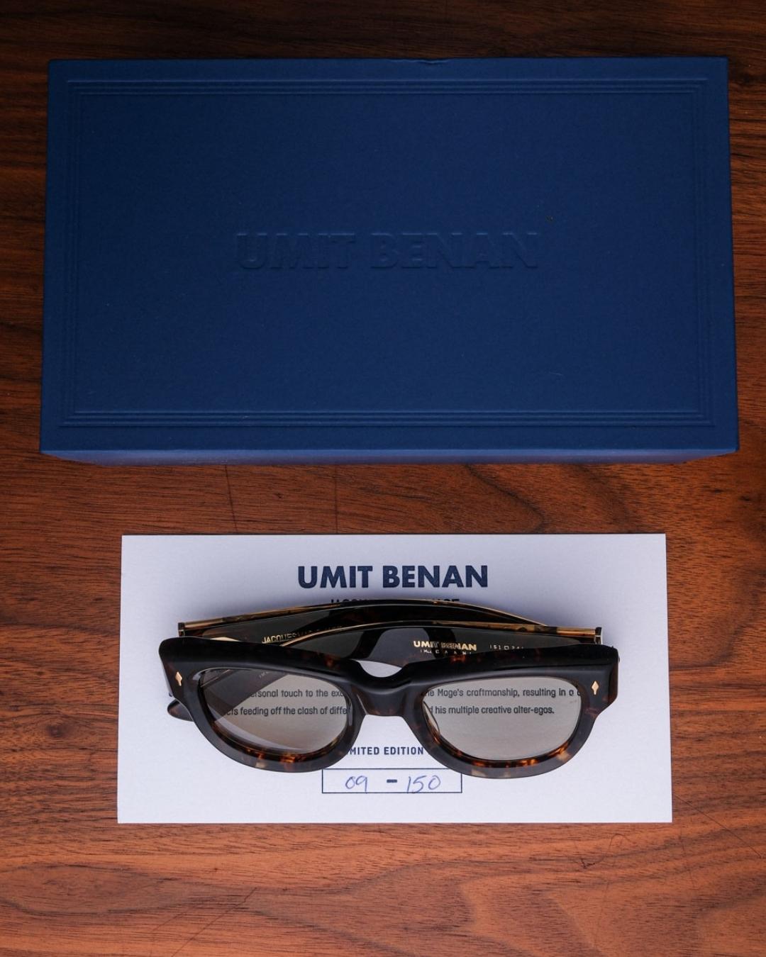 Jacques Marie Mage x Umit Benan Caan Sunglasses in Agar Packaging The Vault
