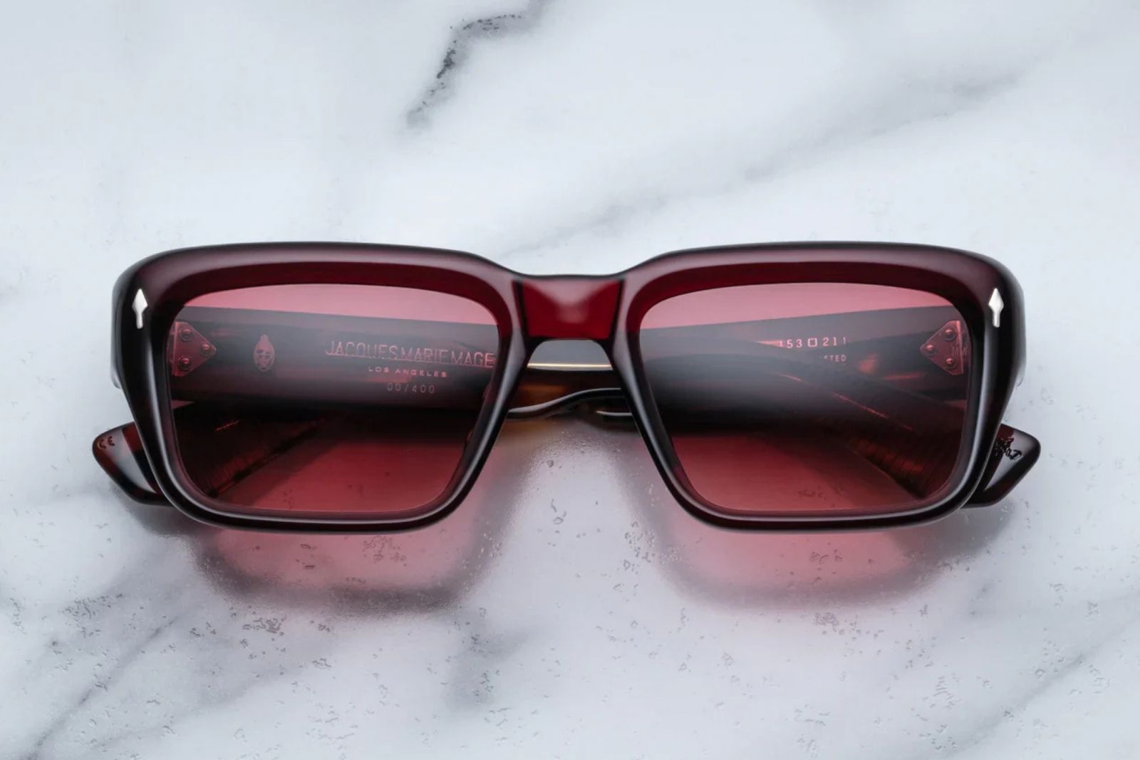 Jacques Marie Mage Walker - Burgundy Sunglasses