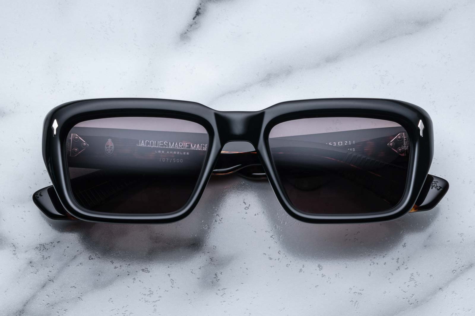 Jacques Marie Mage Walker in Noir Sunglasses twelvesixtynine