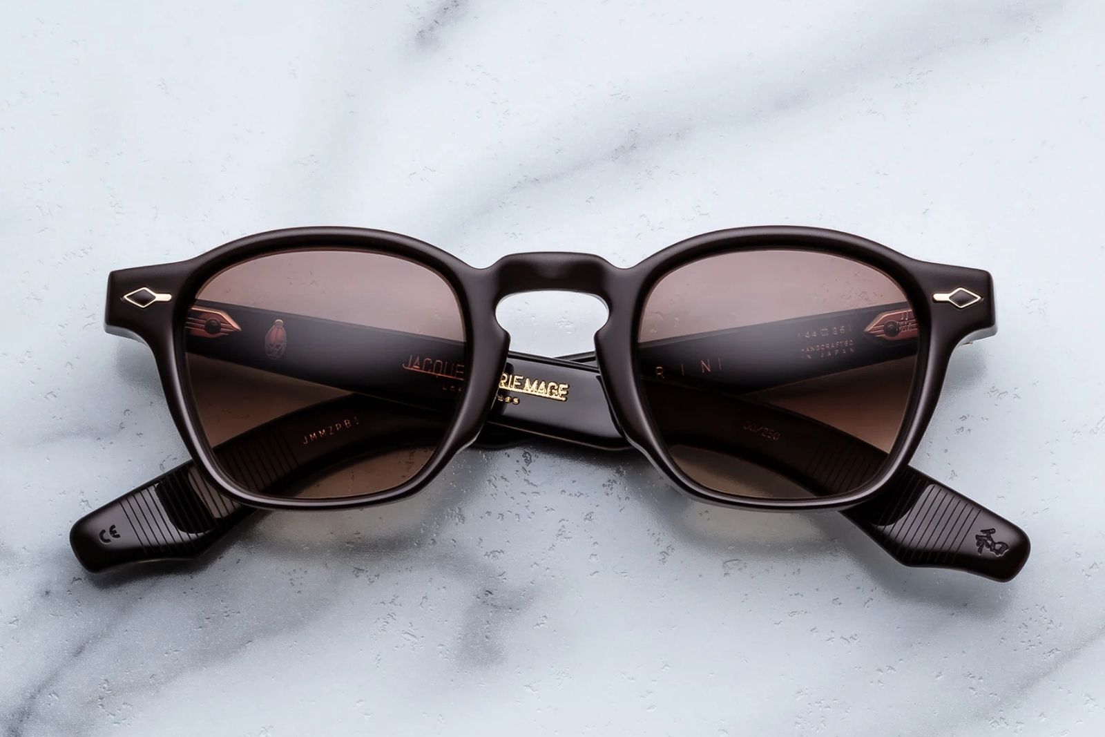 Jacques Marie Mage Zephirin Epoxy II - Ganache Sunglasses