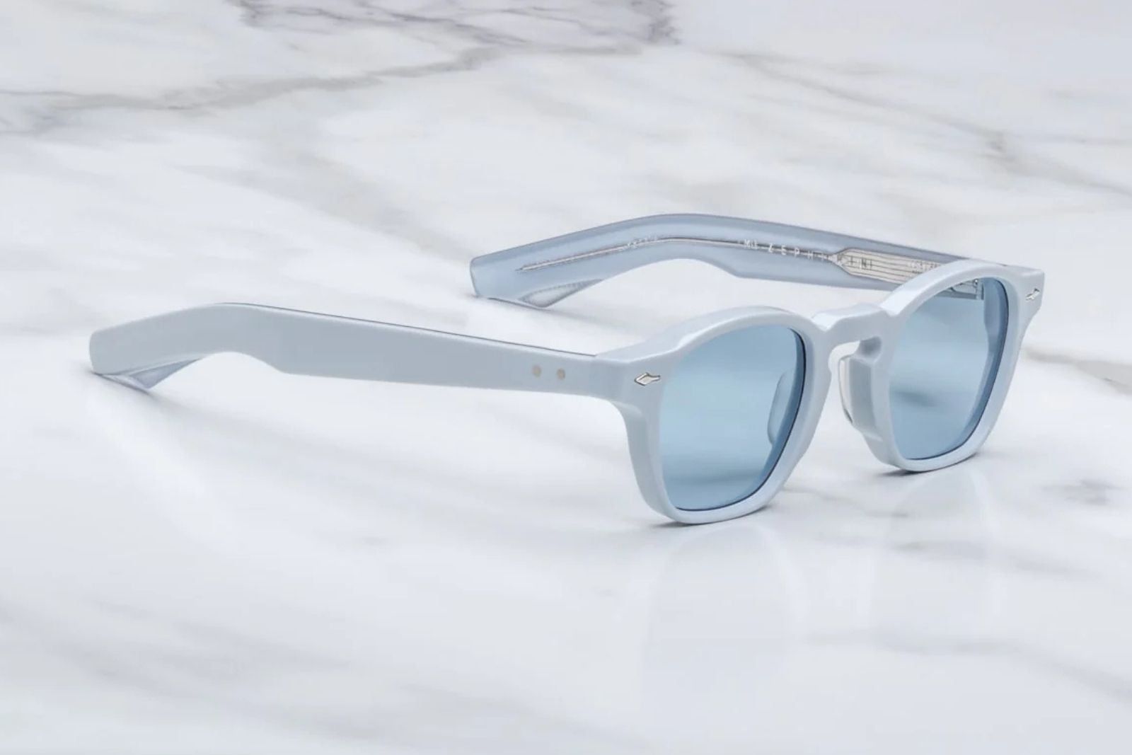 Jacques Marie Mage Zephirin - Sky Suede Sunglasses