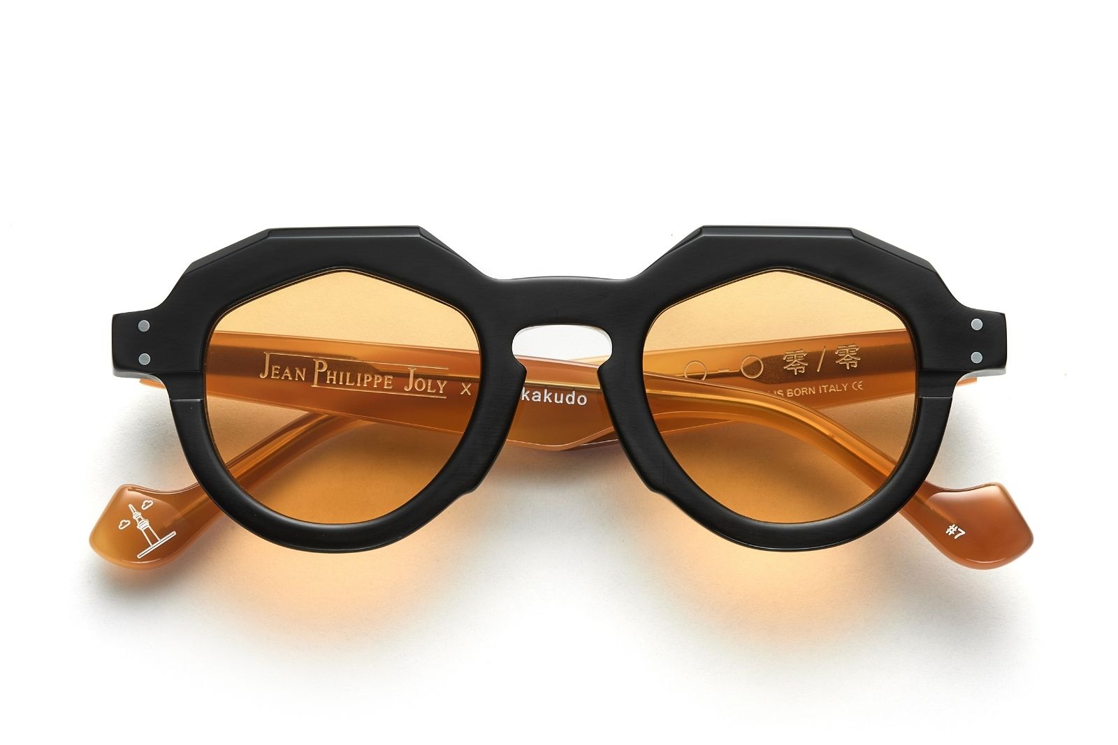Jean Philippe Joly Collaboration - 109 | Black - Matte Caramel Sunglasses
