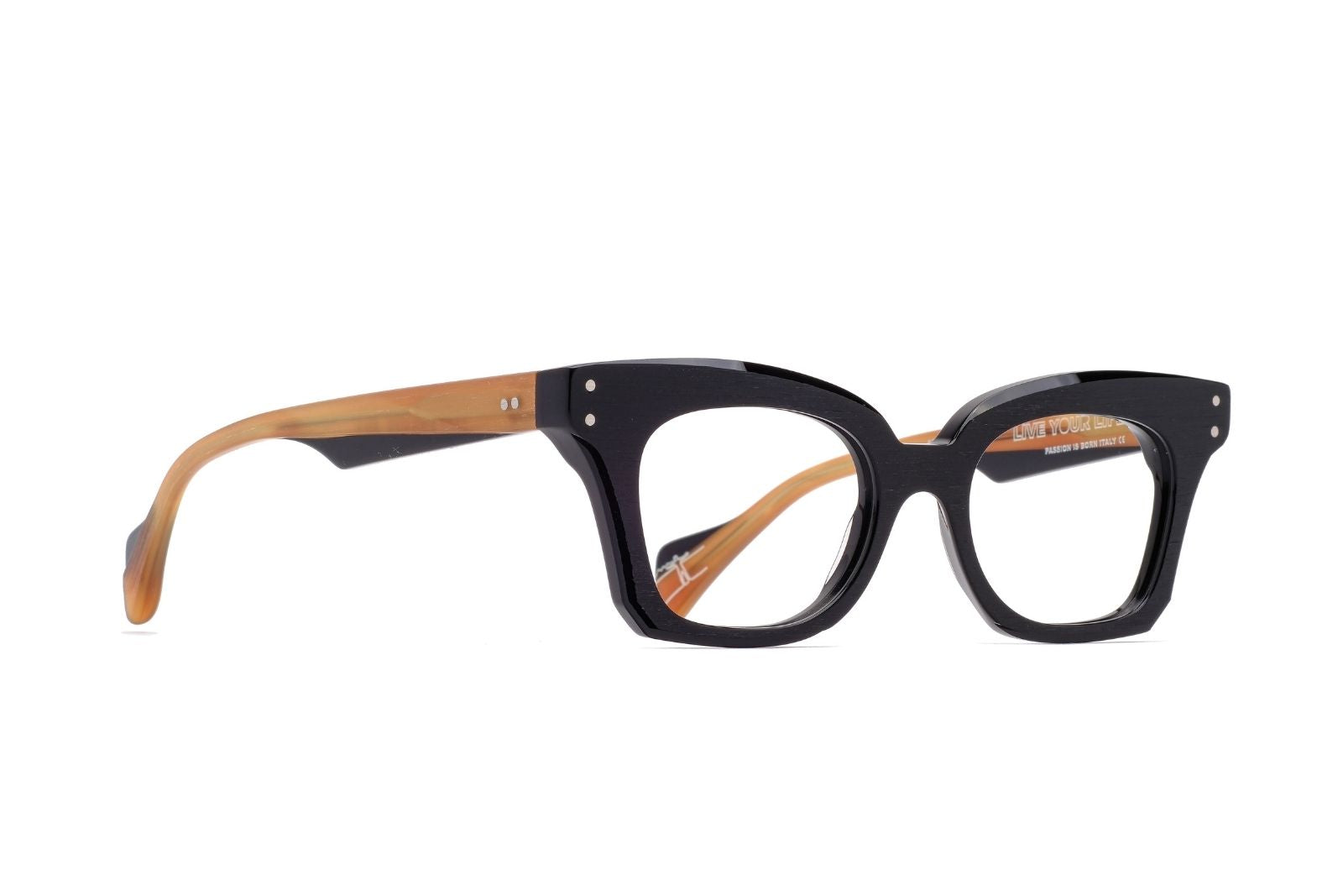 Jean Philippe Joly Live Your Life Eyeglasses - 109 | Black - Matte Caramel