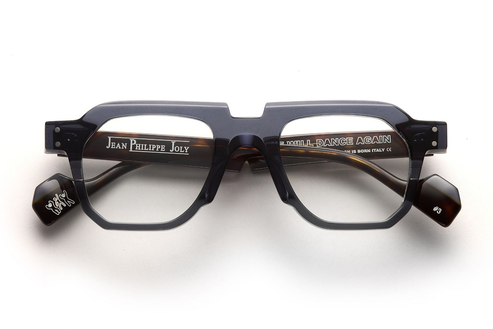 Jean Philippe Joly We Will Dance Again Eyeglasses - 158 | Blue Petrol - Havana