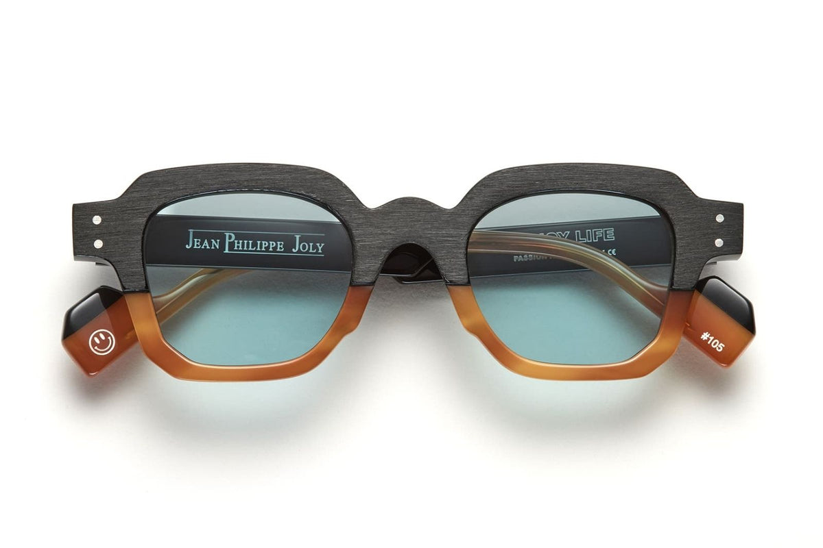 Jean Philippe Joly | Enjoy Life in Black Caramel Sunglasses 