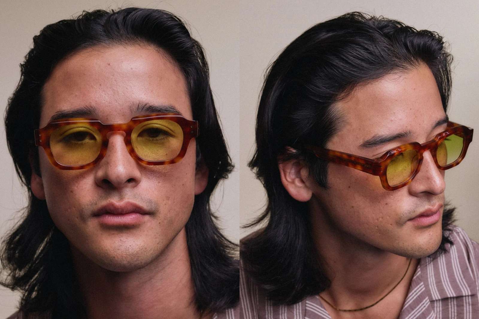 Johann Wolff Bastei Light - Vintage Tortoise Lime Sunglasses