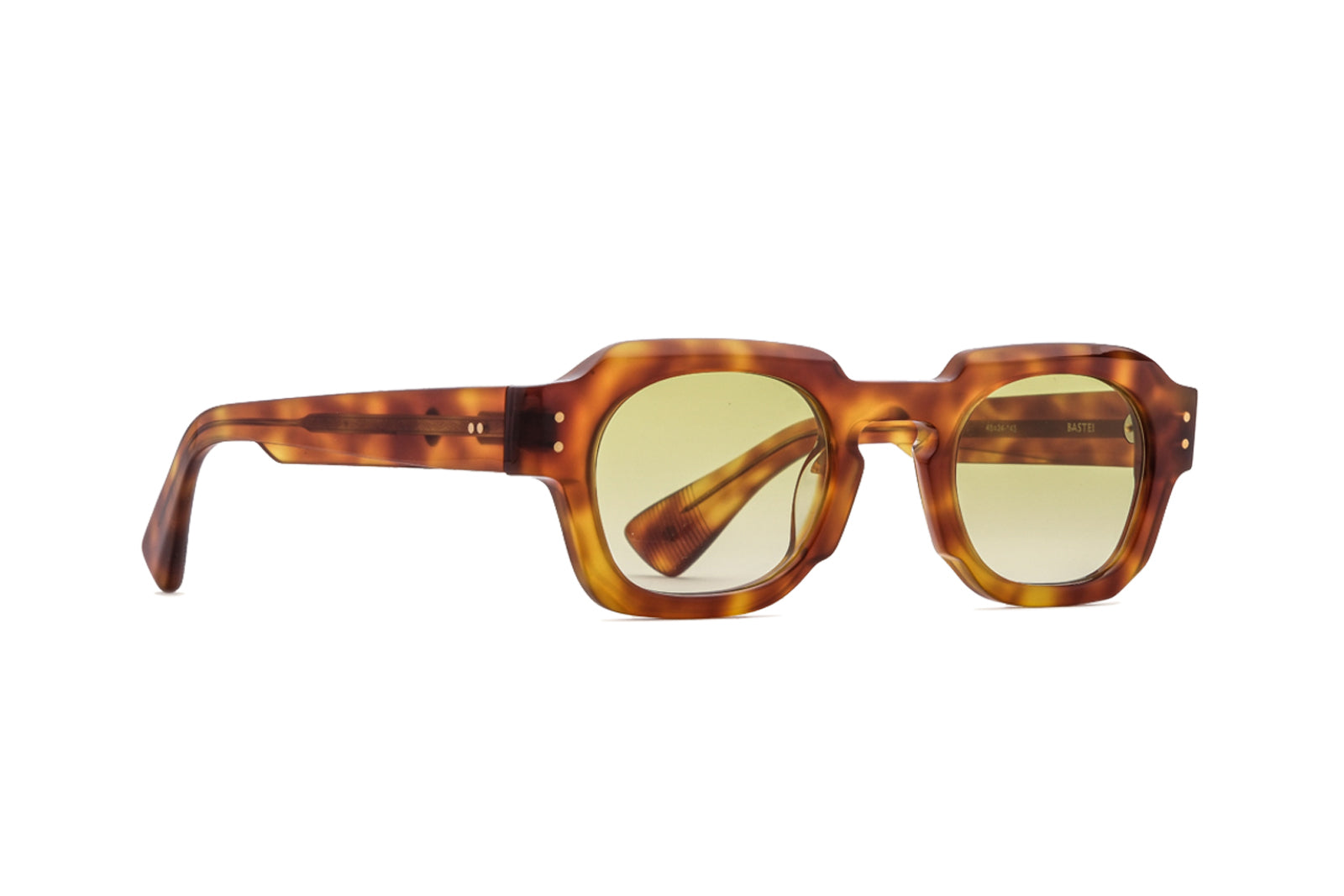 Johann Wolff Bastei Light - Vintage Tortoise Lime Sunglasses
