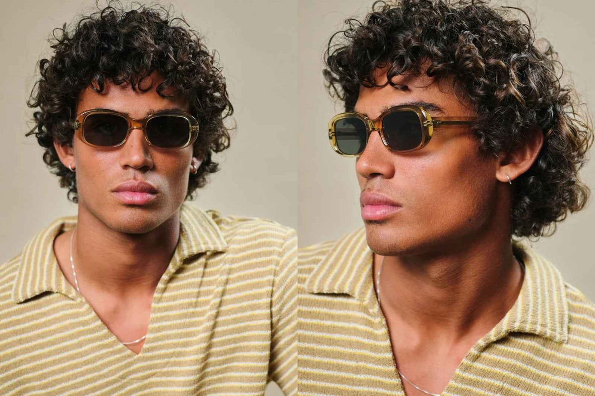 Johann Wolff Bertha - Desert Sunglasses on Model