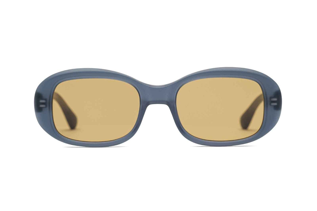 Johann Wolff Bertha Light - Matte Blue Burnt Yellow Sunglasses
