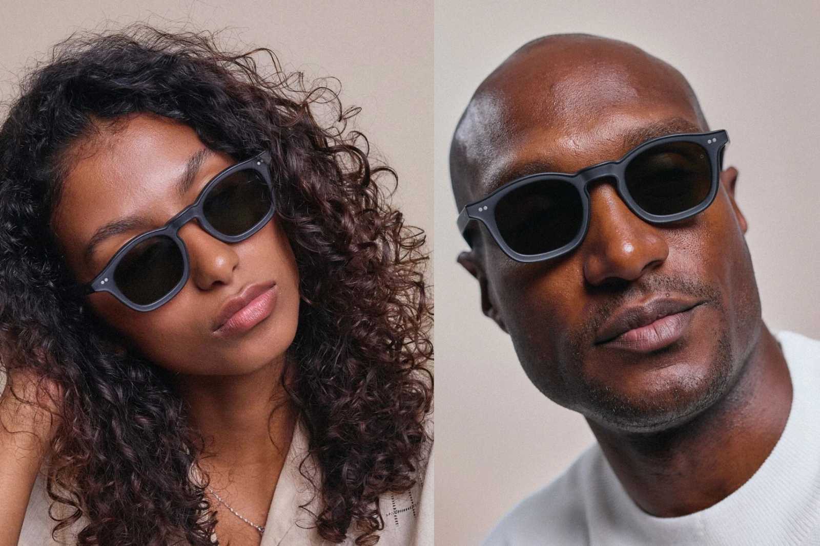 Johann Wolff Carousel Sunglasses - Matte Black Sunglasses Model