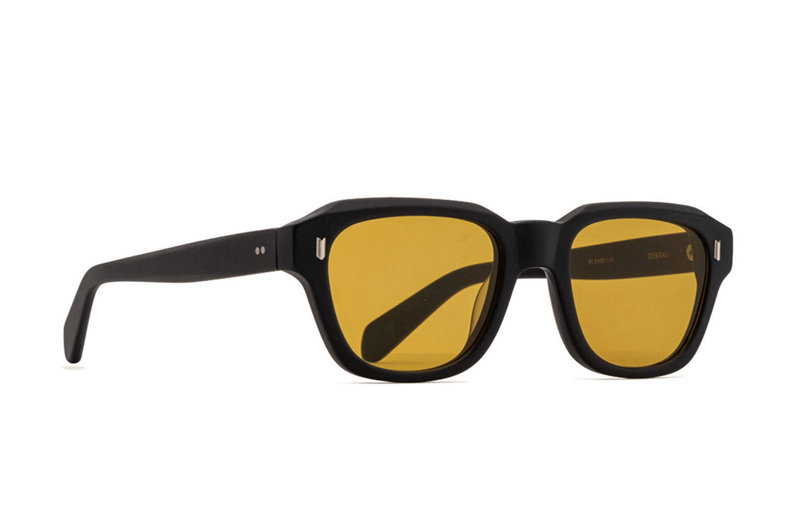 Dessau - Matte Black Burnt Yellow